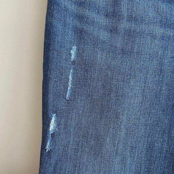 Banana Republic High-Rise Medium Wash Straight Jeans, Size 6/28 - Picture 7 of 16